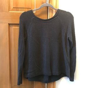 Black knit sweater